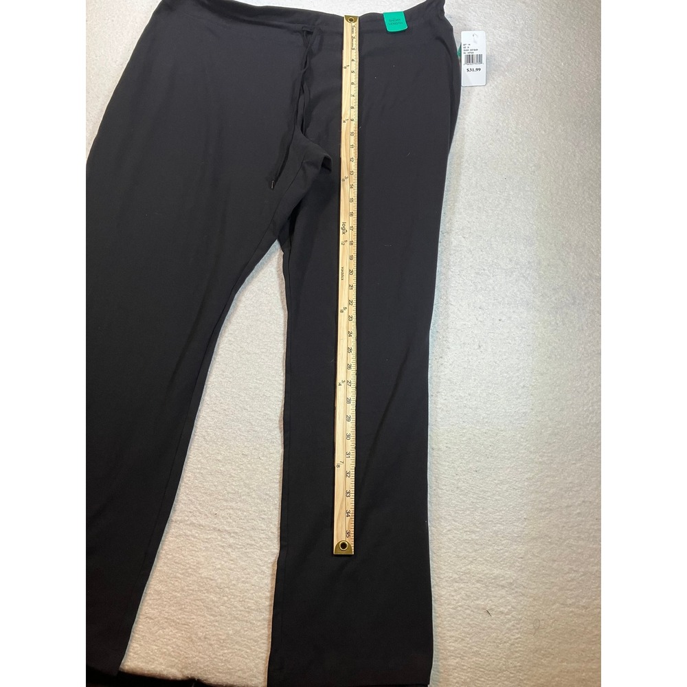 Energy Zone Relaxed Yoga Pants Womens 3X Black Short Length NWT
